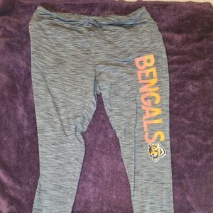 Grey Space Dye Cincinnati Bengals Leggings Size XL
